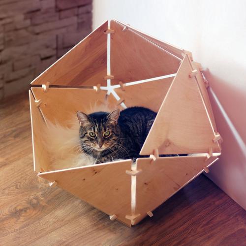 Catissa Geobed, contemporary sleeping place for pets. 