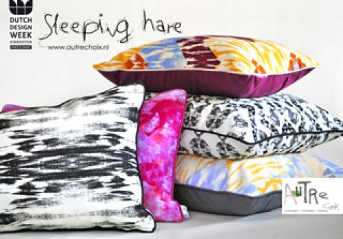 Sleeping Hare cushion collection